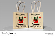 Tote Bag Mockup, a Product Mockup by graphicook (Thumbnail 1 of 5)