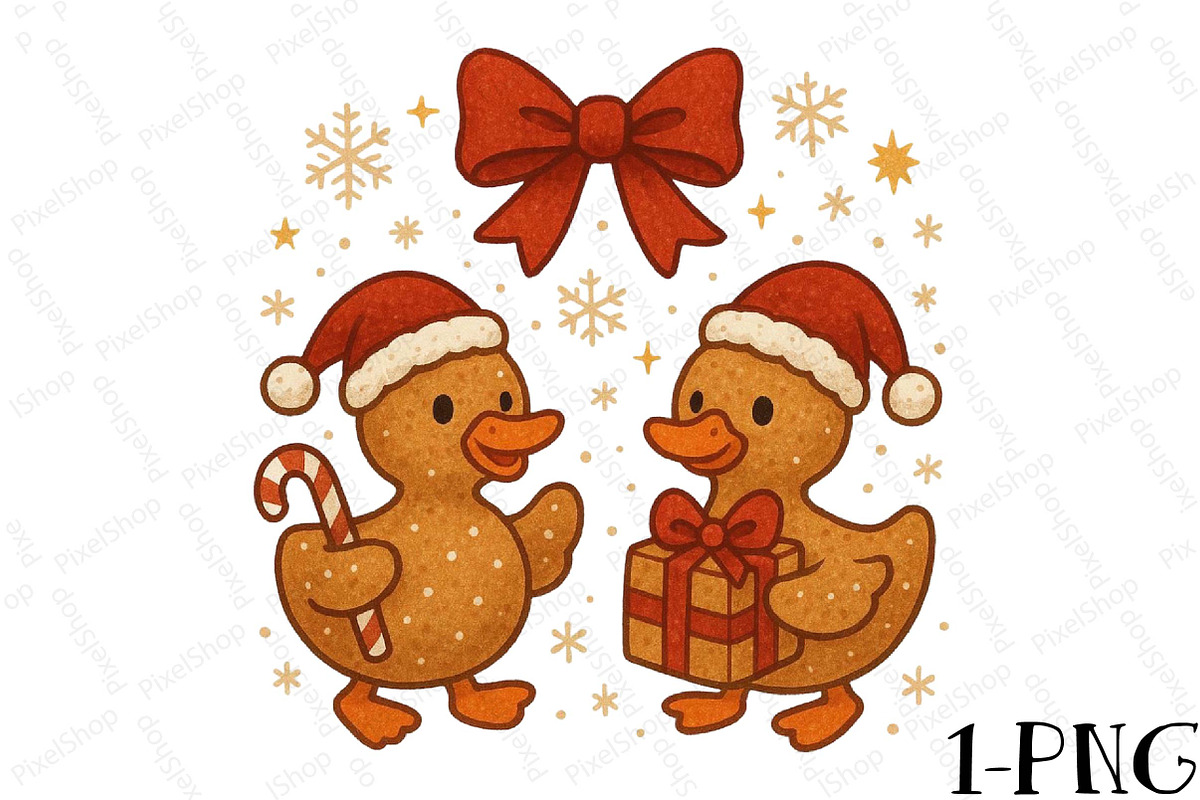 Gingerbread Cookies Christmas PNG, an Illustration by DreamPrint404 (Photo 1 of 7)