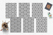 Patterns for coloring PDF,JPG vol-04, a Brochure Template by dnapslvsk (Thumbnail 5 of 6)