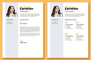Minimal Resume Layout, a Resume Template by ContestDesign (Thumbnail 4 of 4)