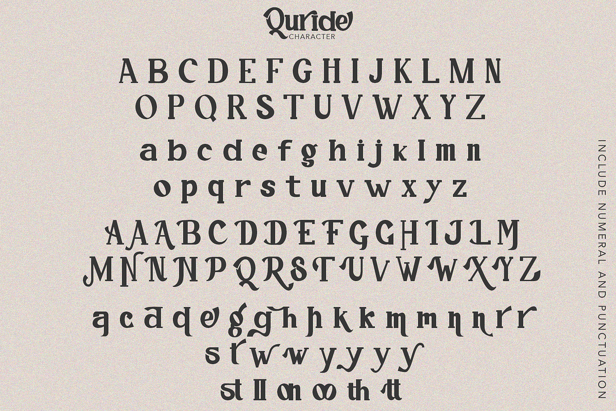 Quride - Display Serif Font, a Serif Font by Arendxstudio (Photo 8 of 8)