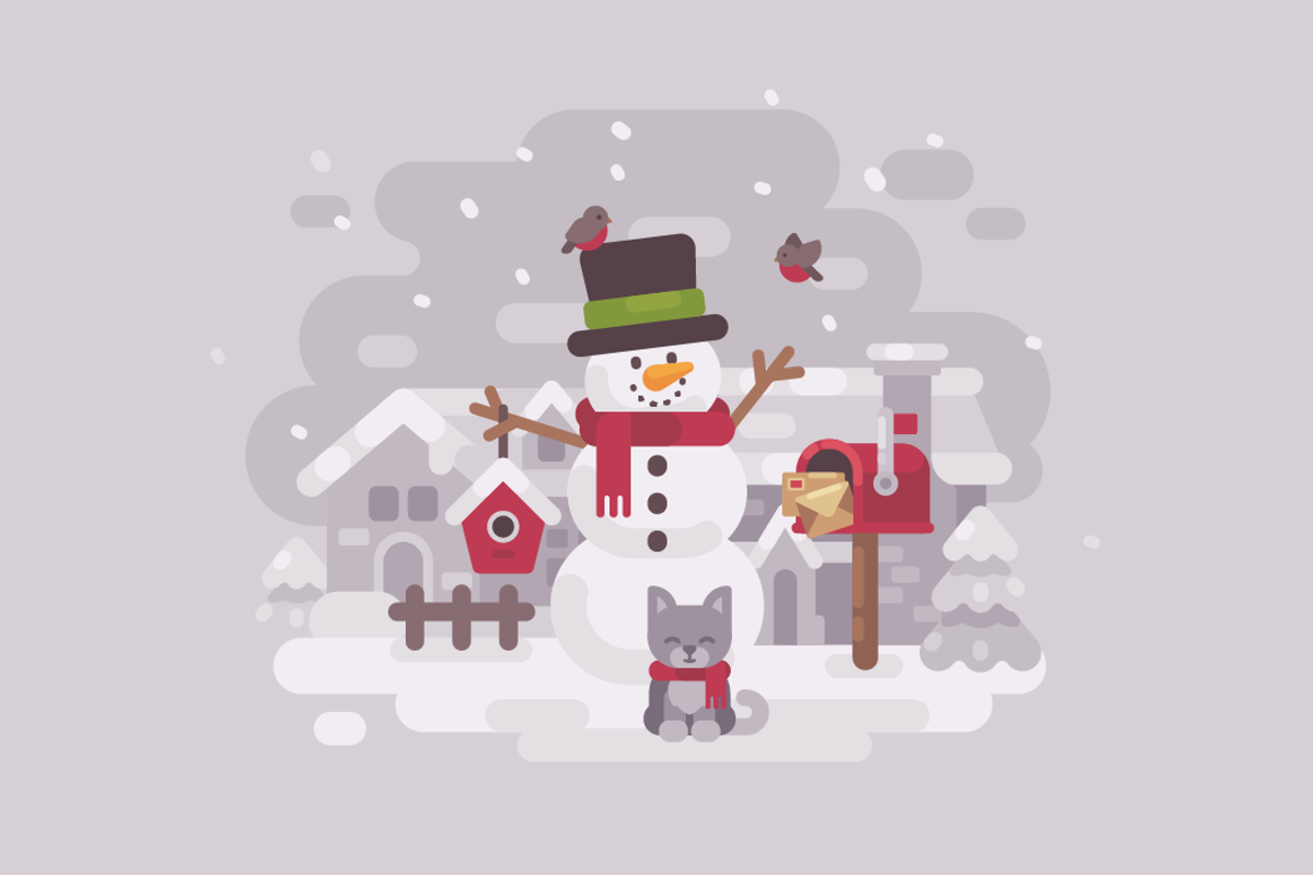 White Christmas, an Illustration by Ivan Dubovik (Photo 5 of 12)