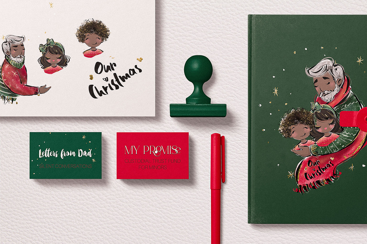 Christmas Dads Kids Family Creator, a Person Illustration by KaramfilaS (Photo 9 of 11)