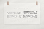 The Melsa - Modern Ligature Sans, a Sans Serif Font by Graphicfresh (Thumbnail 6 of 11)