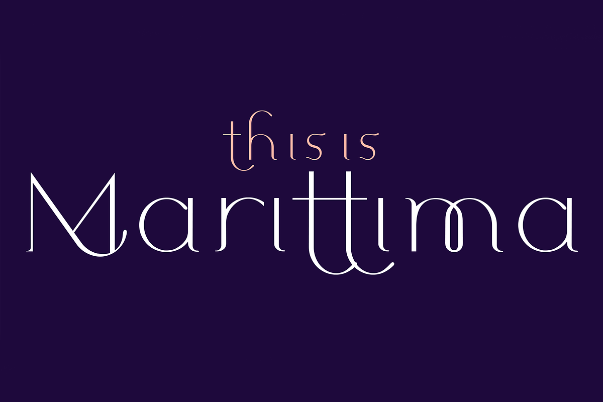 Marittima. Classical serif font, a Serif Font by LostandFoundry (Photo 1 of 7)