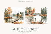 Autumn Forest, a Seasonal Illustration by PeDe Designs (Thumbnail 6 of 7)