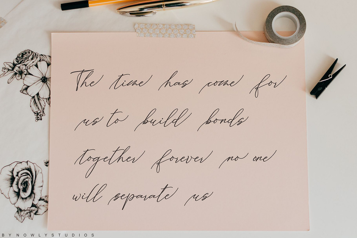 Bucking Hamshire Script preview 3
