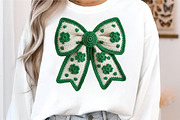 Preppy Coquette St Patrick's Day PNG, an Illustration by CreationArt (Thumbnail 4 of 4)