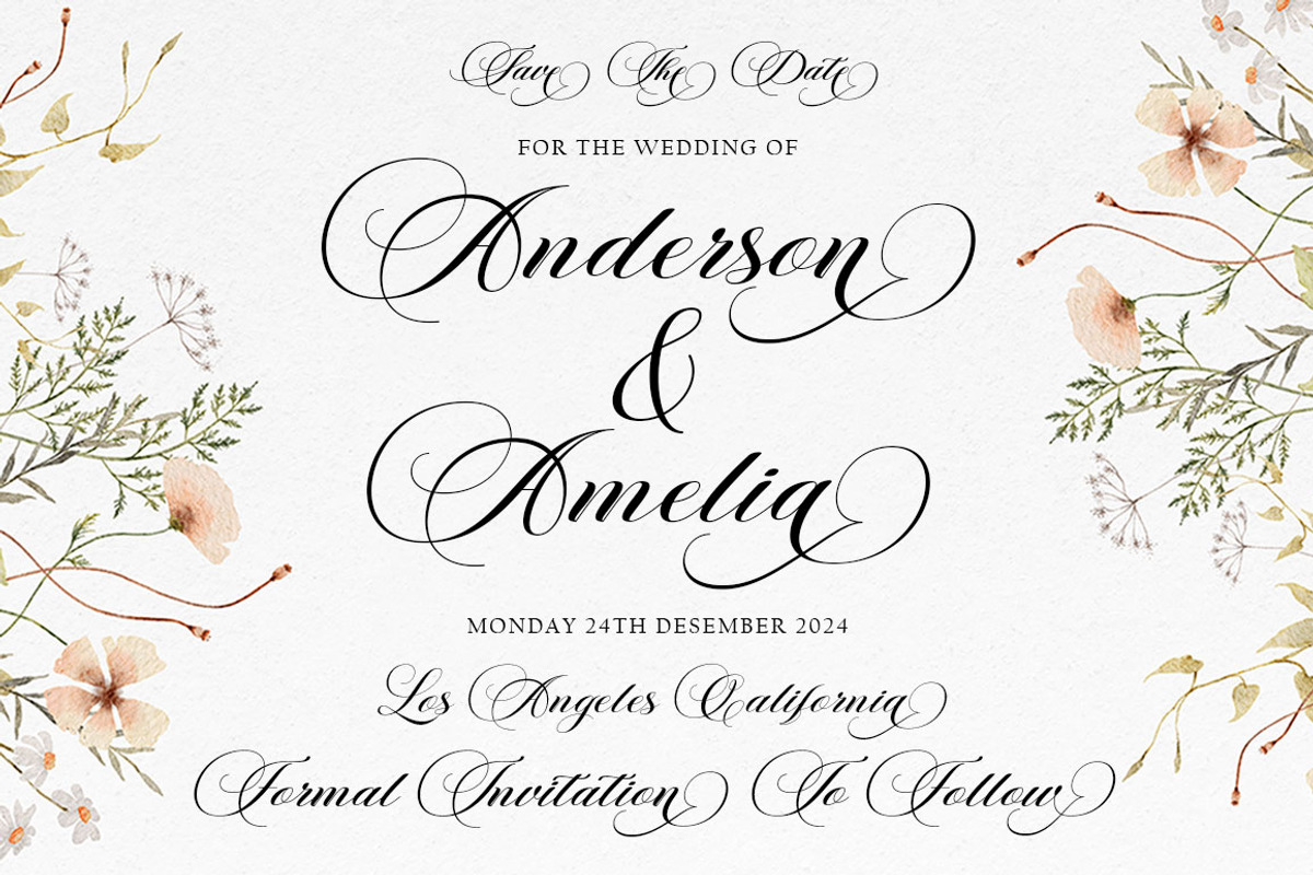 Rigestha Script, a Script Font by Has_rizal (Photo 10 of 13)