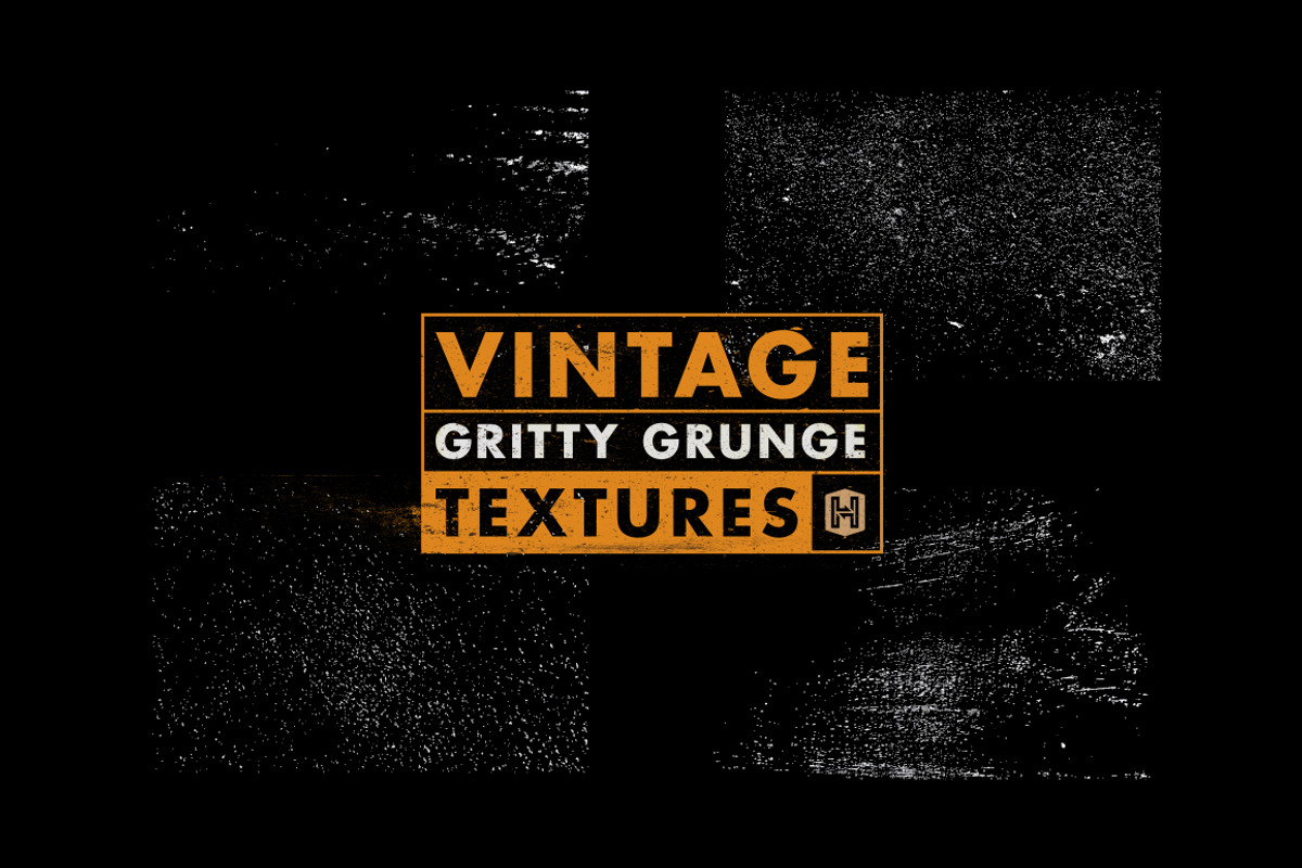Vintage Gritty Grunge Textures, a Texture Graphic by Haynie Design Co. (Photo 2 of 3)