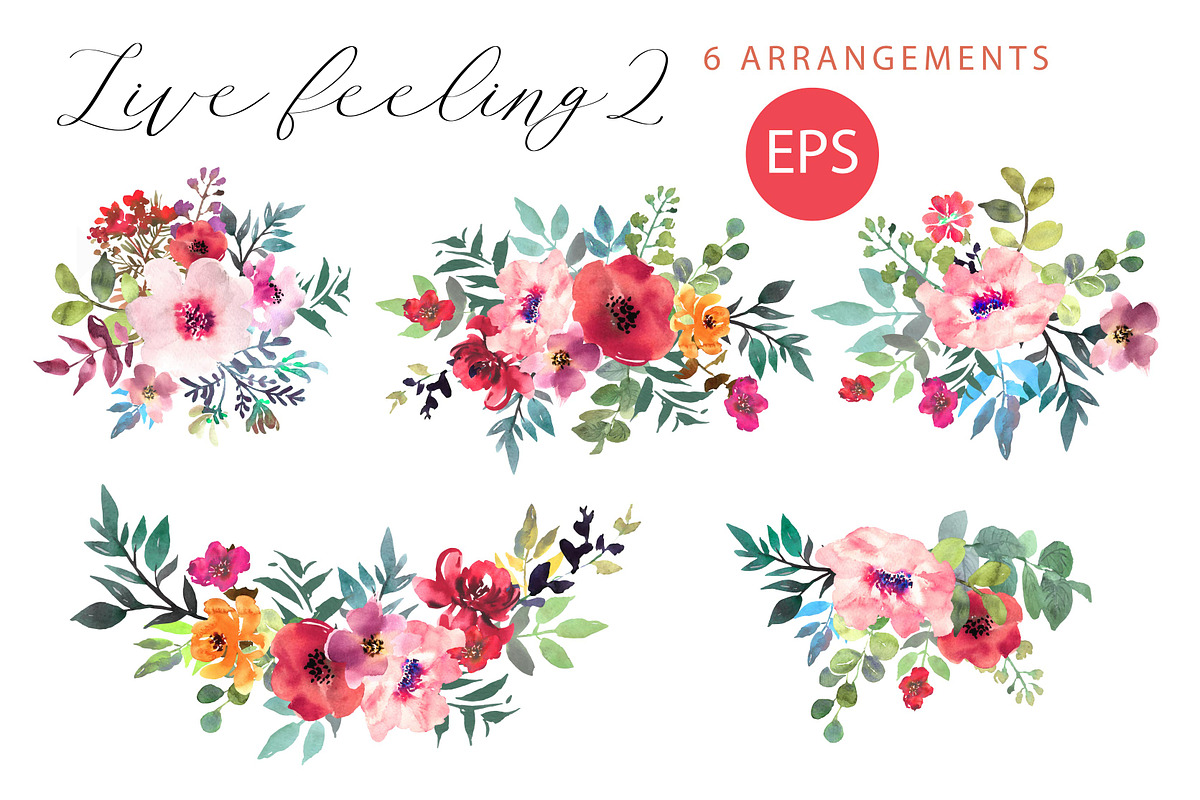 Live feeling 2. EPS version., a Food Illustration by Julycolor (Photo 3 of 7)