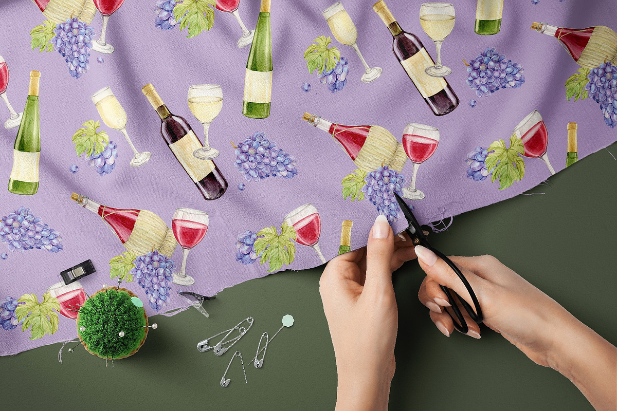 Craft WINE. Watercolor set, an Illustration by Tata Pilip (Photo 14 of 16)