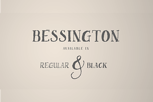 Bessington - Uppercase Display Font