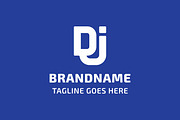 Letters DJ Monogram Connected Logo, a Branding & Logo Template by Pray Art Design Studio (Thumbnail 2 of 2)
