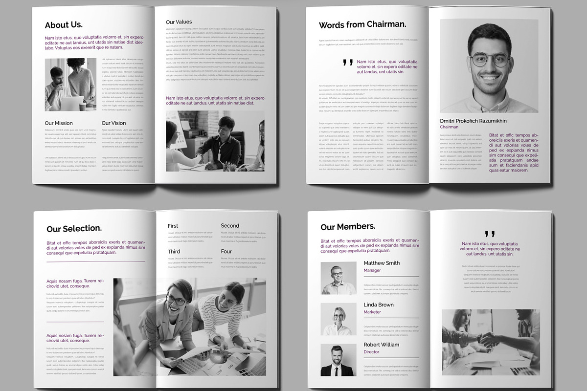 Business Employee Handbook Brochure, a Brochure Template by MightyDesign (Photo 3 of 8)