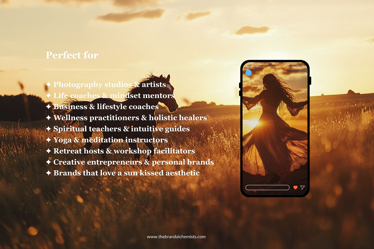 Golden Hour Brand Kit Vol 2, a Branding & Logo Template by The Brand Alchemists (Photo 9 of 10)