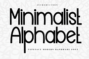 Minimalist Alphabet, a Serif Font by InermediaSTUDIO (Thumbnail 1 of 7)