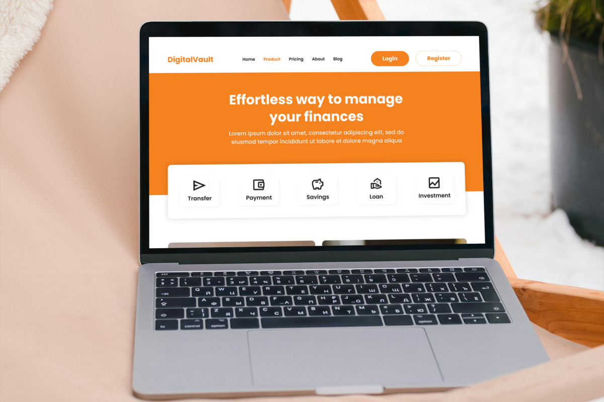 DigitalVault - Banking Landing Page2, a Landing Page Template by twinstd (Photo 2 of 5)