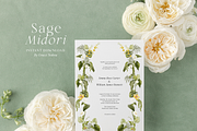 Tropical green watercolor flowers, an Object Graphic by Grace Noboa Illustrations (Thumbnail 4 of 11)