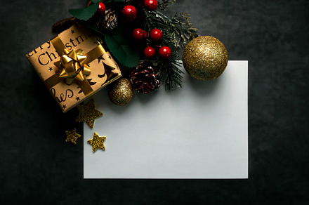 Christmas concept background, a Holiday Photo by esthermm