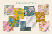 Positive quotes & floral clipart set, a Decorative Illustration by ElenKoss (Thumbnail 3 of 5)