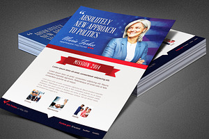 New Approach Political Flyer, a Flyer Template by loswl
