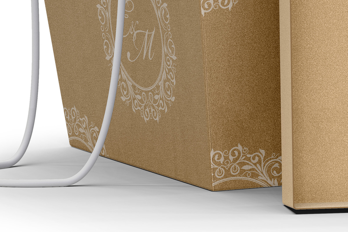 Kraft Flower Box Mockup, a Packaging Mockup by Reformer Mockup (Photo 5 of 5)