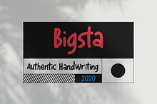 Bigsta - Handwritten Journal Font