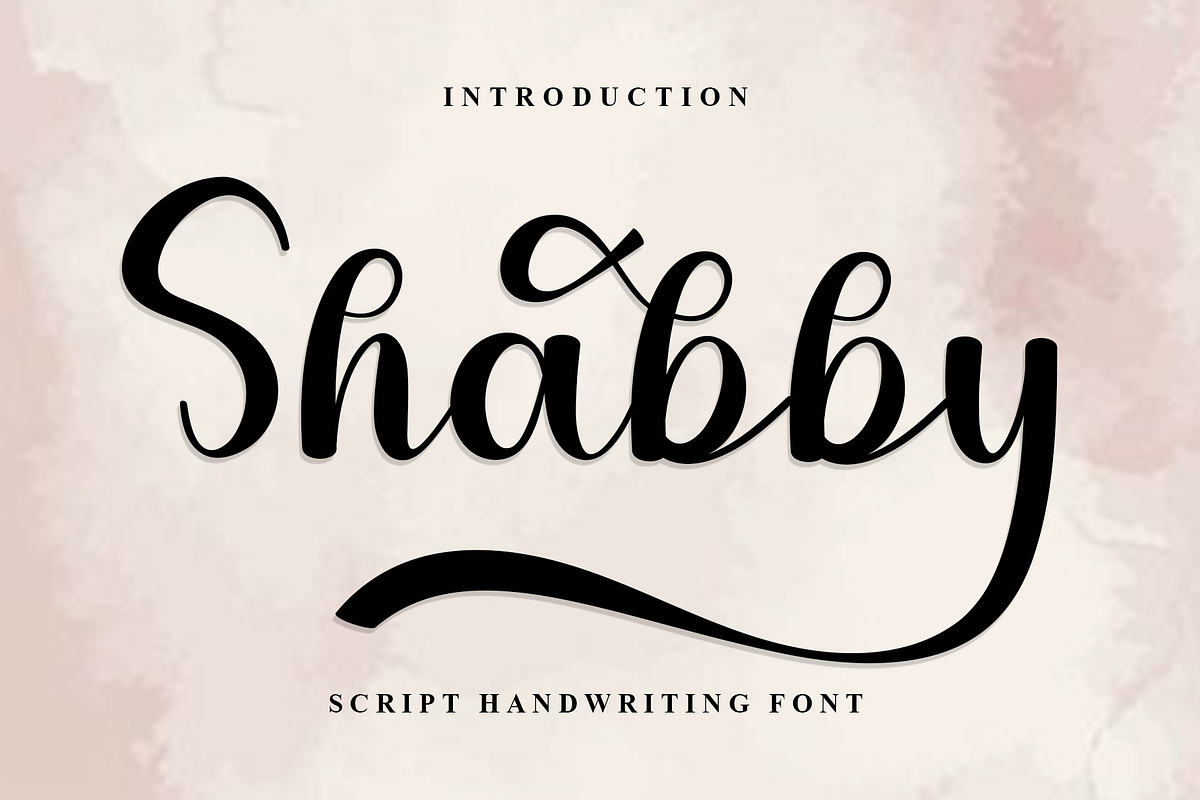 Shabby, a Handwritten Font by InermediaSTUDIO (Photo 1 of 8)