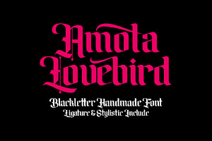 Amika Blackletter Font