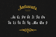 Aortascarta, a Blackletter Font by ilhamtaro (Thumbnail 11 of 13)