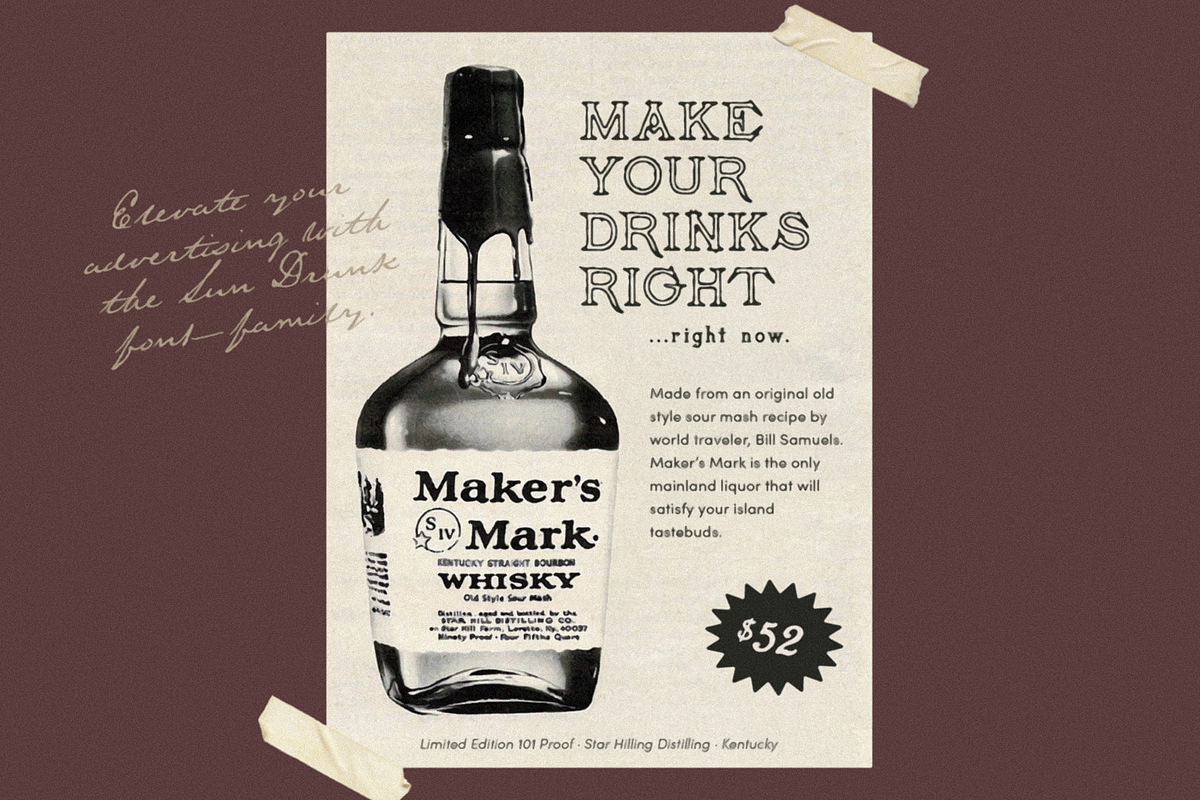 Sun Drunk, a Slab Serif Font by Bruised Goods (Photo 3 of 10)