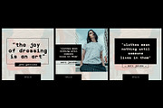 Street Fashion - Instagram Set, a Social Media Template by Mariux (Thumbnail 4 of 7)