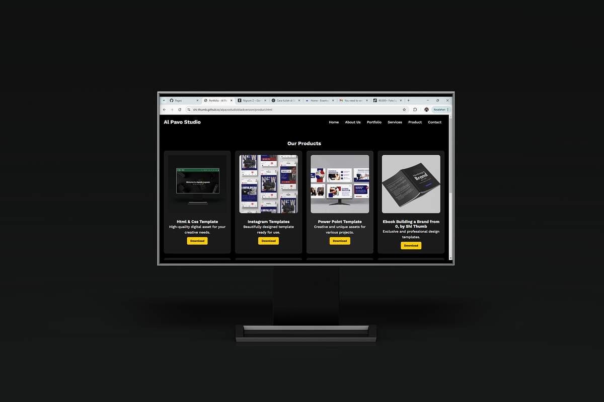 Al Pavo Studio - Html & Css Template, a HTML Template by Al Pavo Studio (Photo 3 of 3)