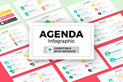 Agenda infographic Keynote, a Templates & Theme by Mighty-Slide (Thumbnail 1 of 8)