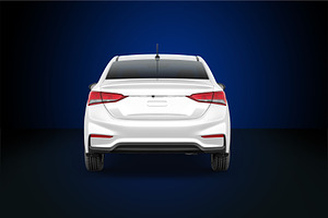 Hyundai Solaris Sedan MockUp Set