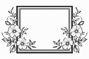 Elegant Floral Frame Bundle, an Illustration by Creativeshirt (Thumbnail 4 of 7)