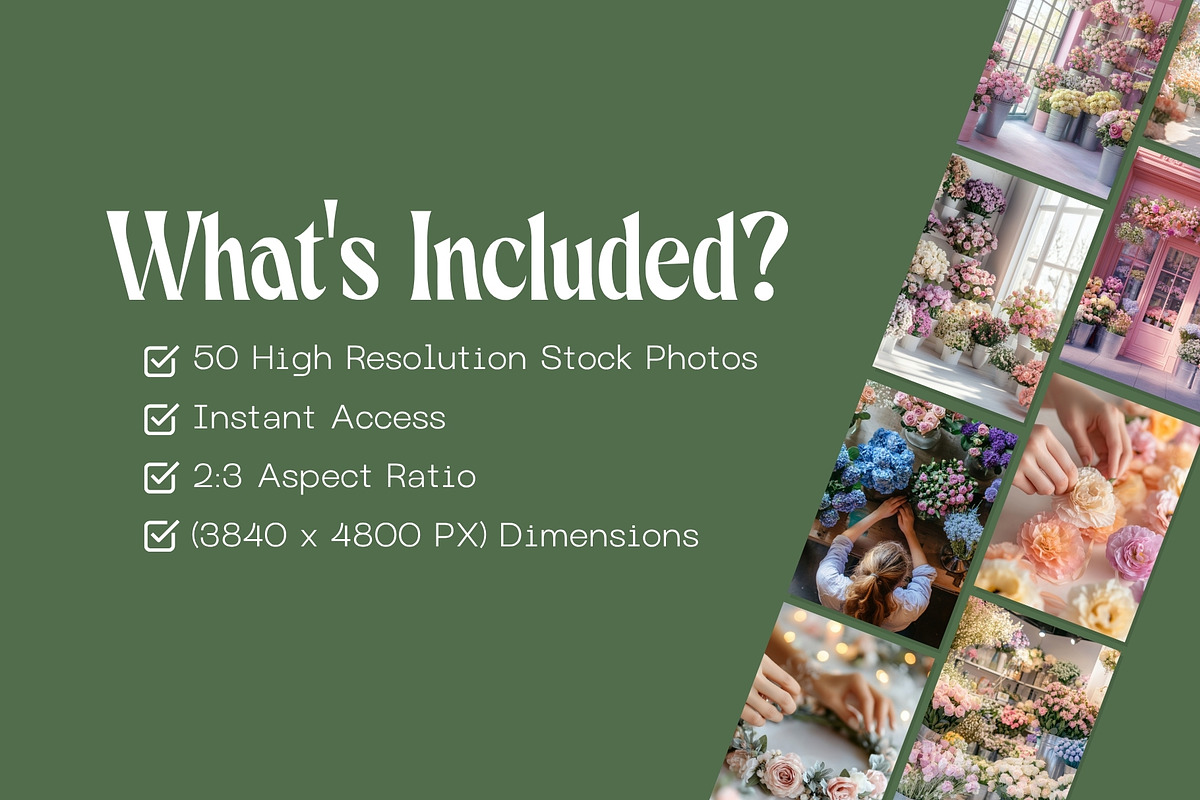 50 Florist Stock Photos, a Nature Photo by Incomelion (Photo 6 of 9)