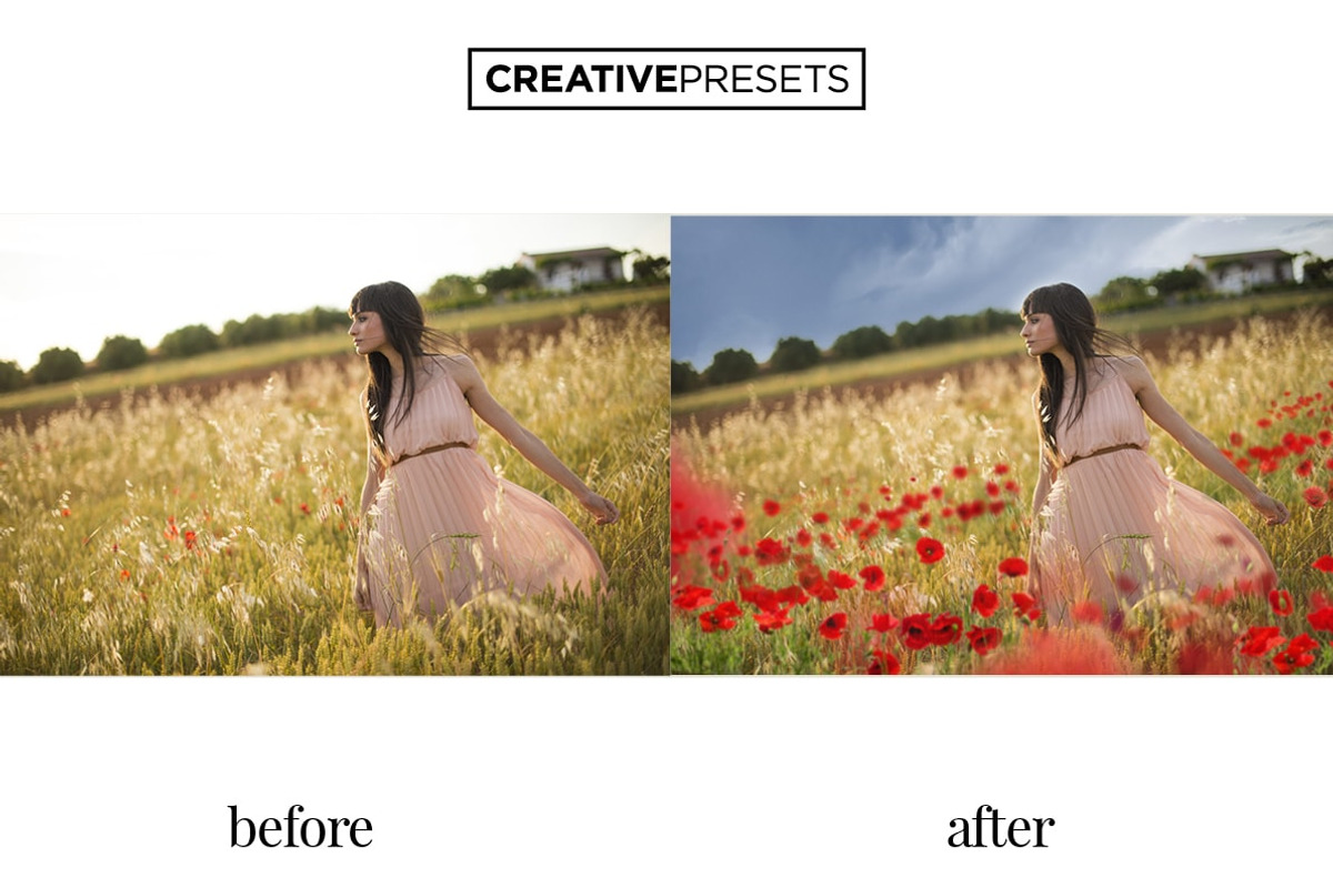 Wild Poppies Photo Overlays, a Layer Style Add-On by CreativePresets.com (Photo 6 of 12)
