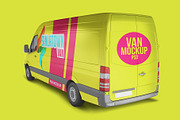 Transporter Van PSD Mockup, an Advertising Mockup by Sinlatown (Thumbnail 6 of 6)