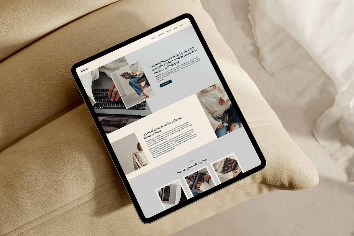 Willow WordPress Elementor Template, a WordPress Template by Studio Soleil (Photo 3 of 6)