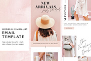 Neutral Minimalist Email Template, an Email Template by KikiBunnyCreative (Thumbnail 1 of 7)