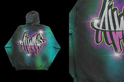 Vintage Oversized Hoodie Mockup, a Hoody Mockup by Mad Supply (Thumbnail 5 of 6)