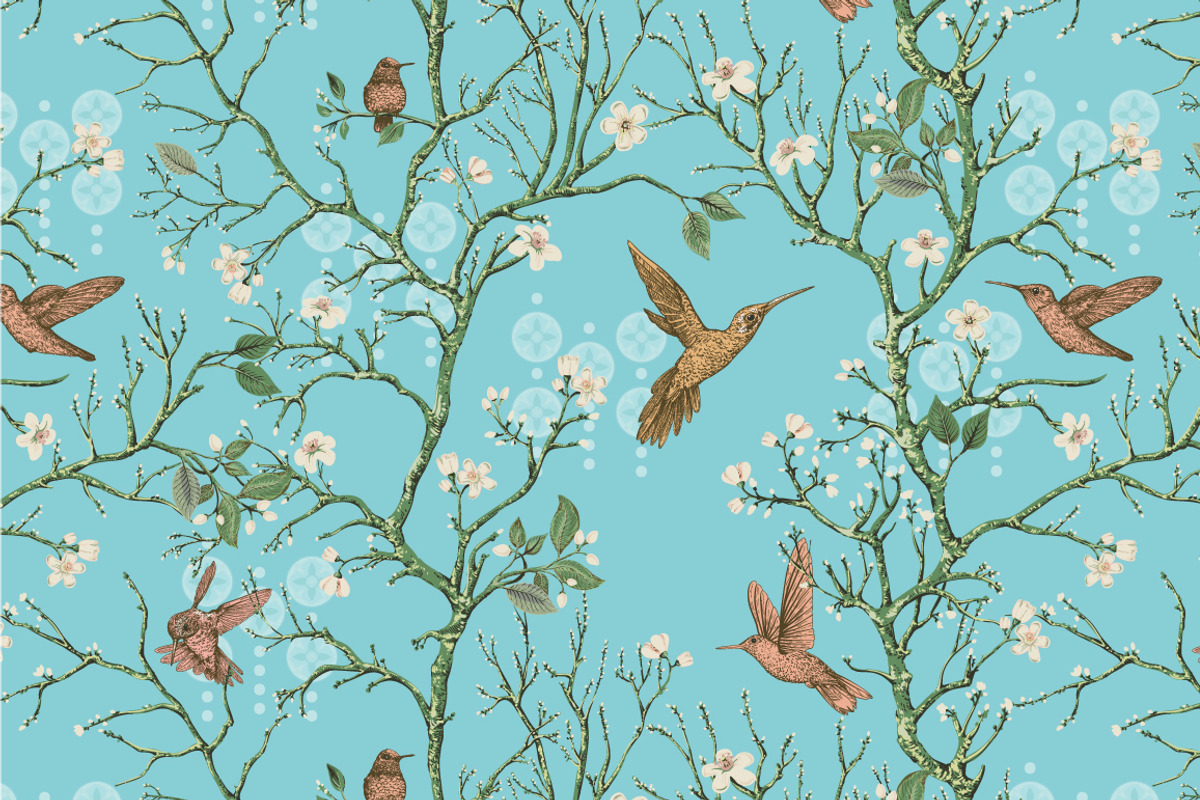 Spring Floral Patterns, a Pattern Graphic by Sunny_Lion (Photo 2 of 4)