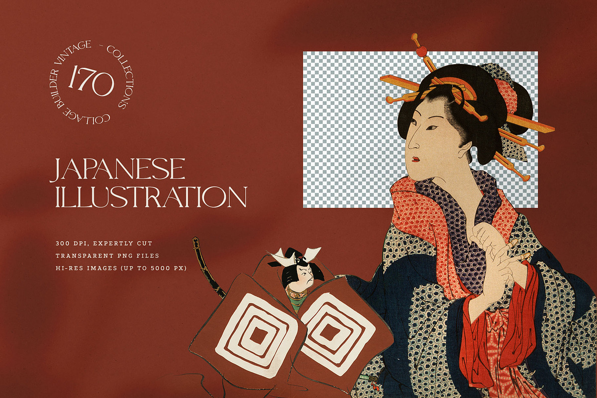 Vintage Japan | Collage Creator, an Object Graphic by Leleka.Store (Photo 2 of 17)