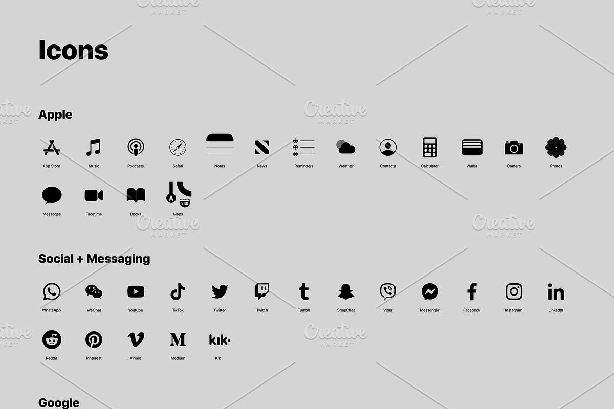 iOS 14 Luxury iPhone App Icons - Two, an Icon by Homescreen Pro (Photo 3 of 6)