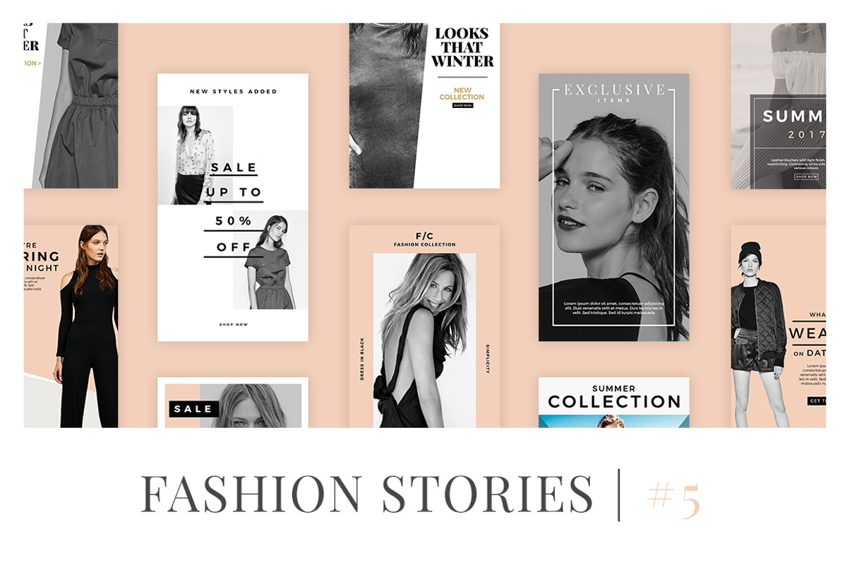 Fashion Instagram Stories V5, a Social Media Template by MinimalStudioCo (Photo 8 of 8)