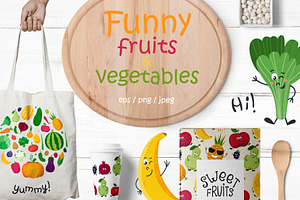 Funny fruits & vegetables