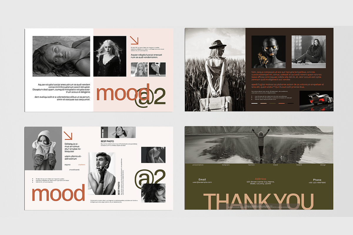 Fashion mood Board Presentation, a Presentation Template by MightyDesign (Photo 4 of 7)