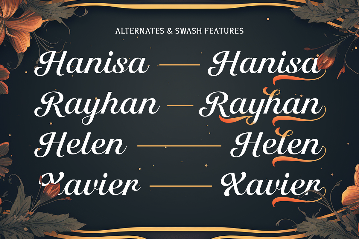 Lavenia – Beautiful Craft Script, a Script Font by Almarkhatype (Photo 6 of 10)